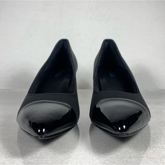 NEW VANELi Women’s Maylea Pointed Toe Heel Pump in Black Patent Size 8.5M - Picture 7 of 12